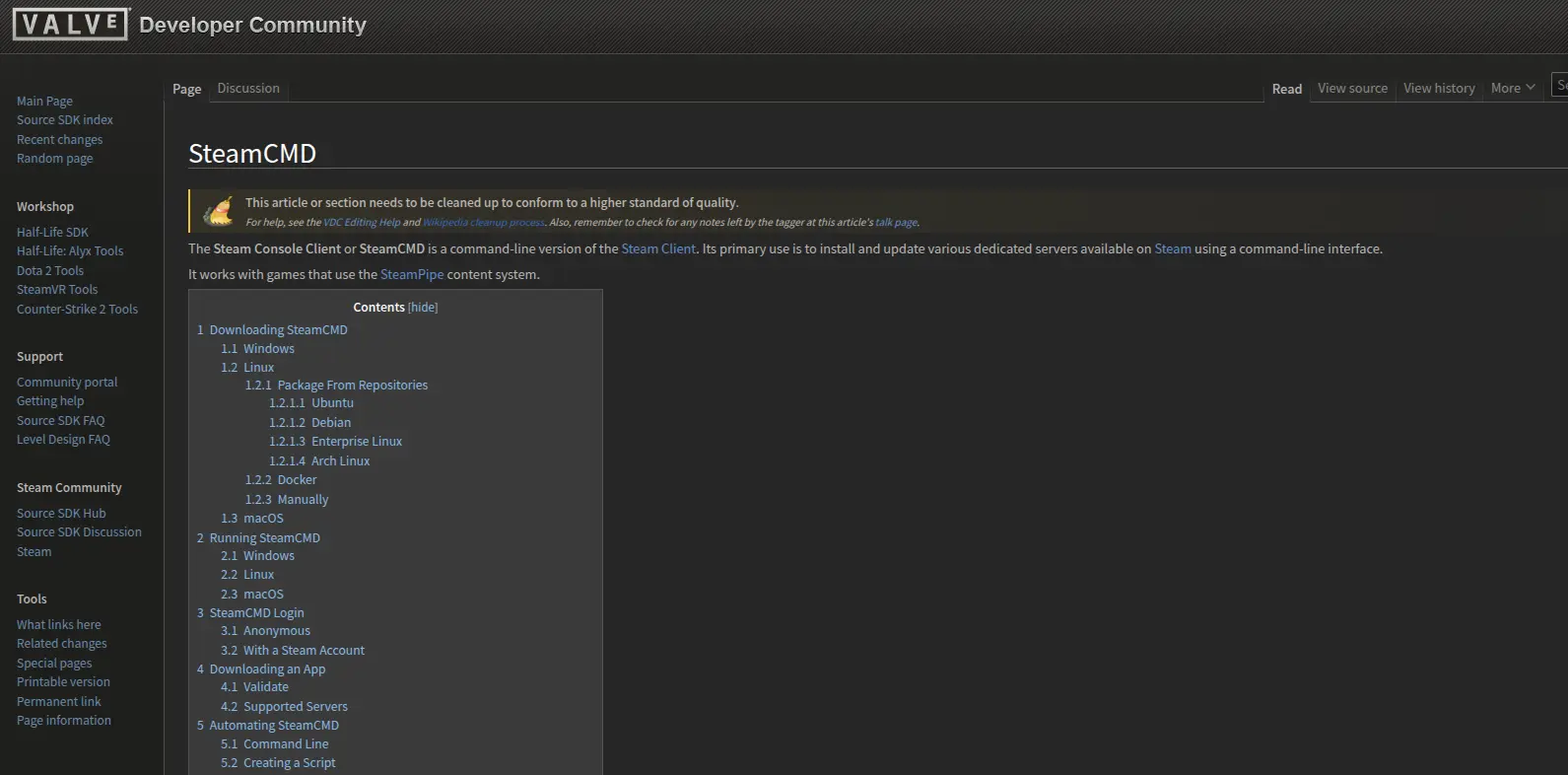 SteamCMD Step 1