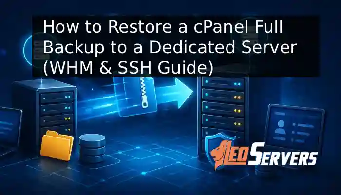 Restore cPanel Full Backup to Dedicated Server
